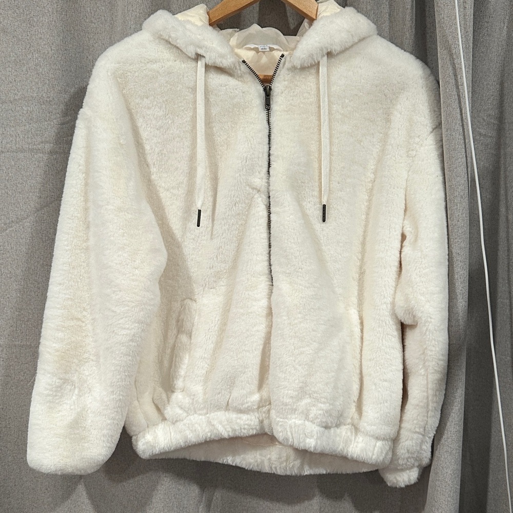 Time and Tru Cream Teddy Jacket